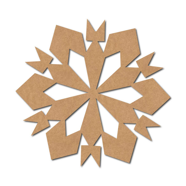 Snowflake Christmas Cutout MDF Design 3