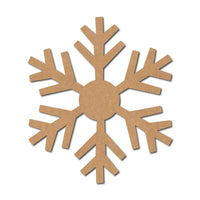 Snowflake Christmas Cutout MDF Design 4