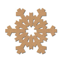 Snowflake Christmas Cutout MDF Design 5