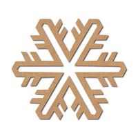 Snowflake Christmas Cutout MDF Design 6