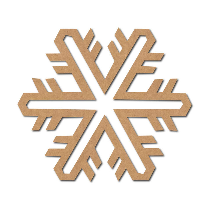 Snowflake Christmas Cutout MDF Design 6