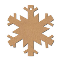 Snowflake Christmas Ornament Cutout MDF Design 9