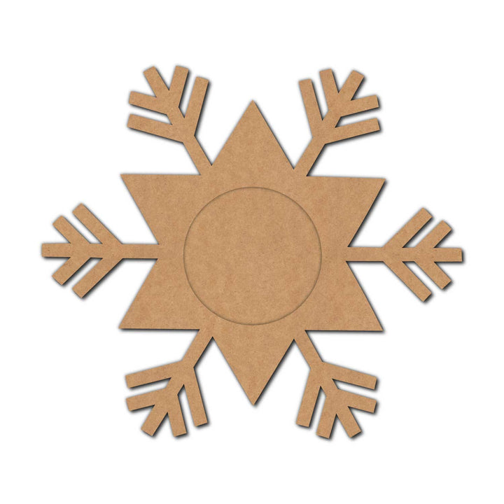 Snowflake Diya Tealight Holder MDF