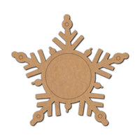 Snowflake Diya Tealight Holder MDF