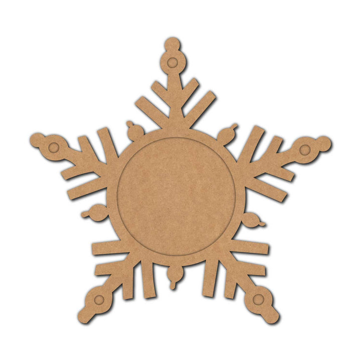 Snowflake Diya Tealight Holder MDF