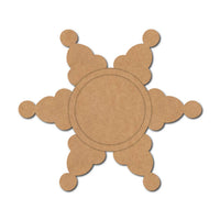Snowflake Diya Tealight Holder MDF