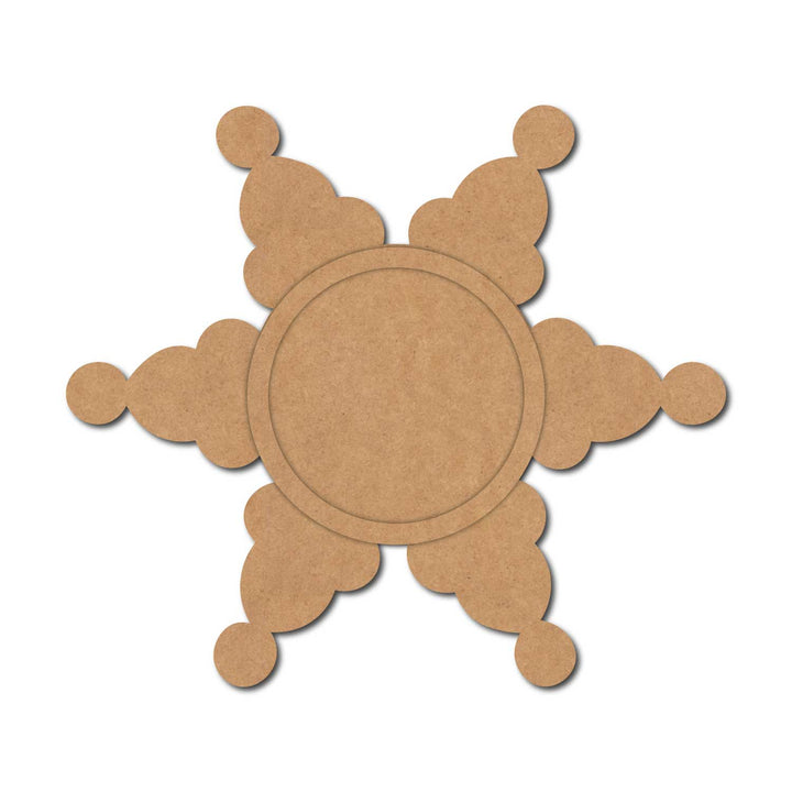 Snowflake Diya Tealight Holder MDF