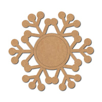 Snowflake Diya Tealight Holder MDF