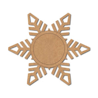 Snowflake Diya Tealight Holder MDF