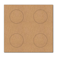 Square Multiple Diya Tealight Holder MDF