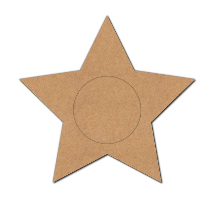Star Diya Tealight Holder MDF