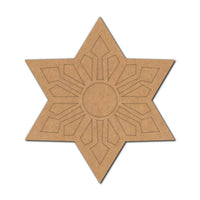 Star Diya Tealight Holder MDF