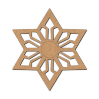 Star Diya Tealight Holder MDF