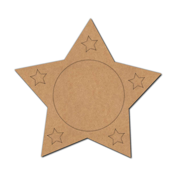 Star Diya Tealight Holder MDF