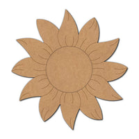Sunflower Pre-Marked MDF Diya Tealight Holder