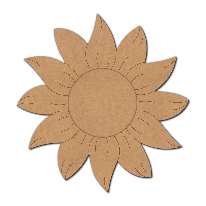 Sunflower Pre-Marked MDF Diya Tealight Holder