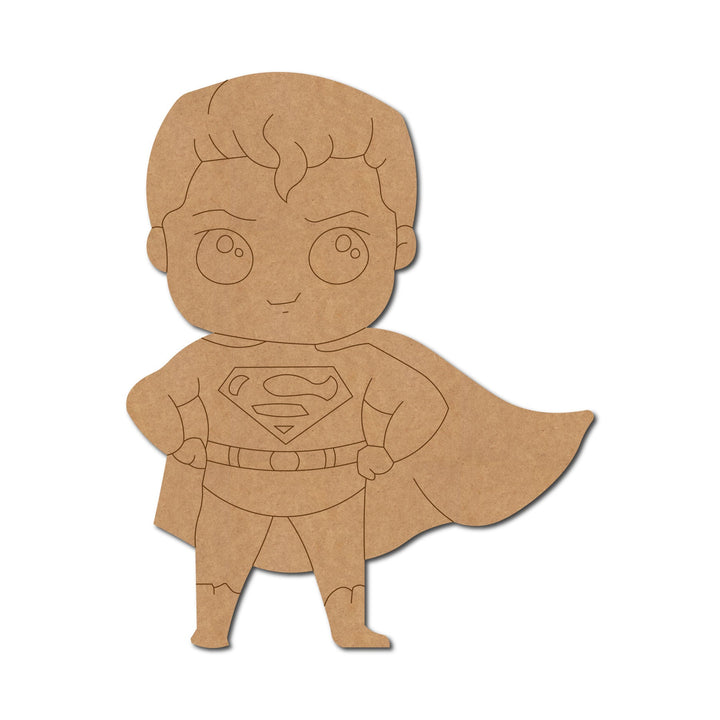 Superman Pre-Marked MDF Craft Base