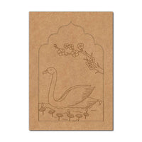 Swan Jharokha Pre Marked MDF Design 1