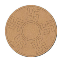 Swastik Diya Tealight Holder MDF