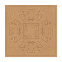 Swastik Lotus Pre-Marked MDF Base
