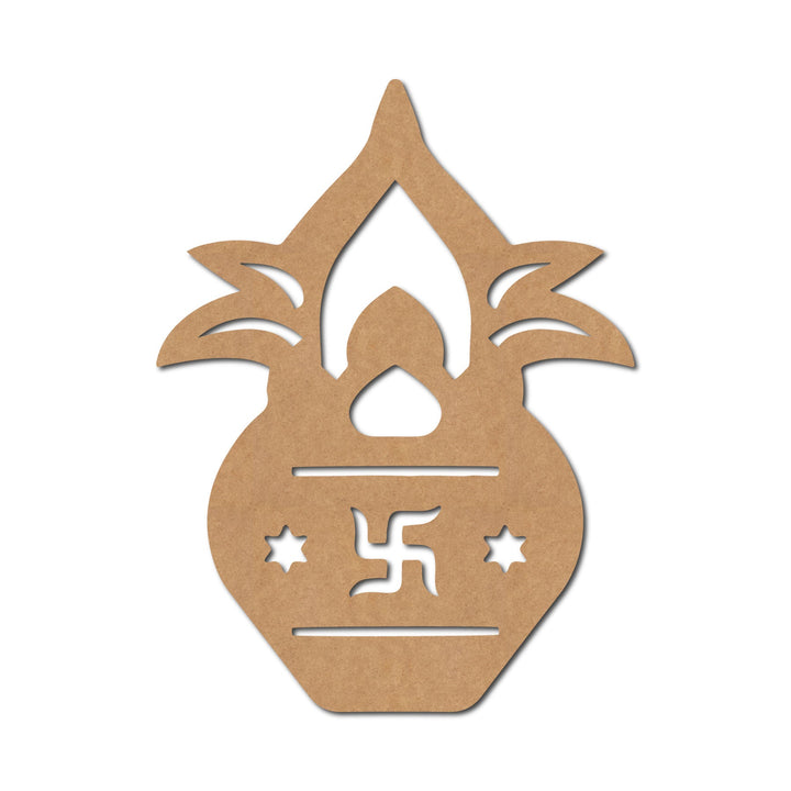 Swastik Matka Cutout MDF