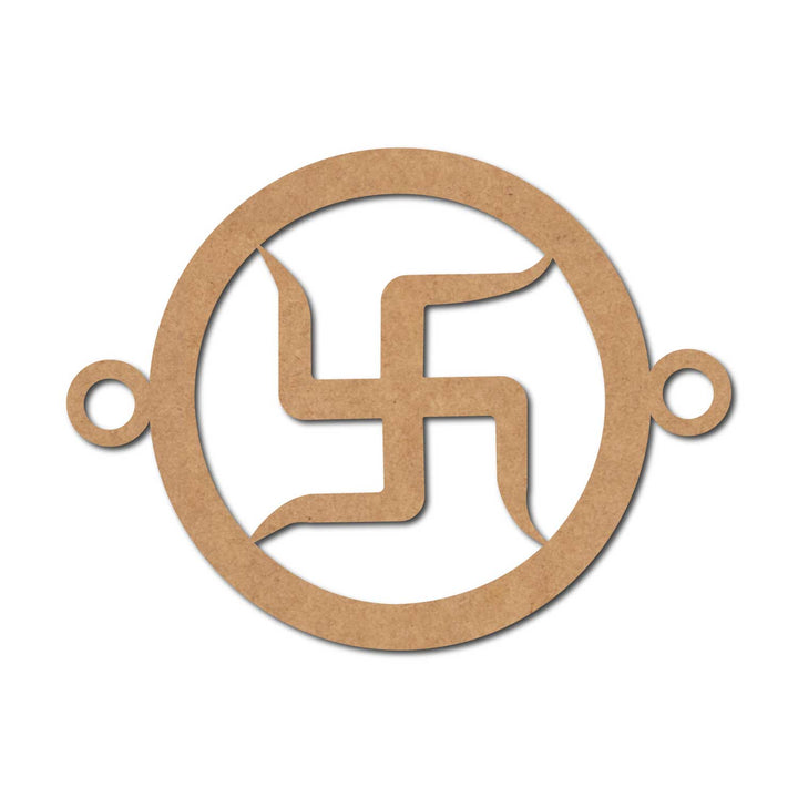 Swastik Rakhi Cutout MDF