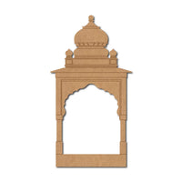 Temple Jharokha Window Pre Marked MDF Design 1