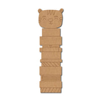 Tiger Books Bookmark Pre Marked MDF Design 1