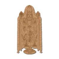 Tirupati Balaji Lakshmi Ji Pre-Marked MDF