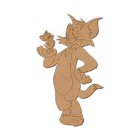 Tom and Jerry Pre-Marked MDF Craft Base