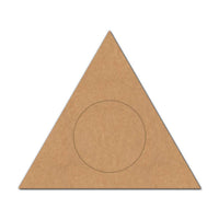 Triangle Diya Tealight Holder MDF