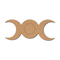Triple Moon Diya Tealight Holder MDF