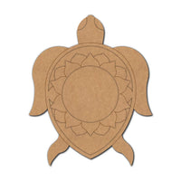 Turtle Mandala Pre-Marked MDF Diya Tealight Holder