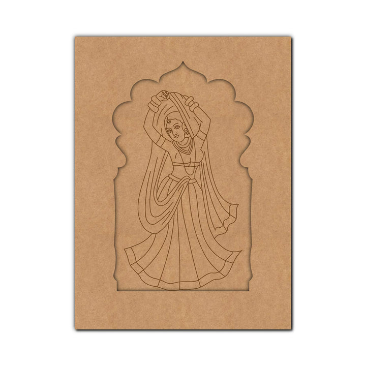 Radha Jharokha Pre Marked MDF Design 1