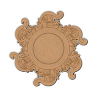 Peacock Pre-Marked MDF Diya Tealight Holder
