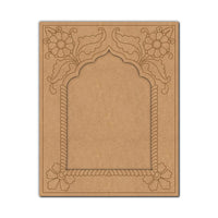 Floral Jharokha Pre Marked MDF Design 1