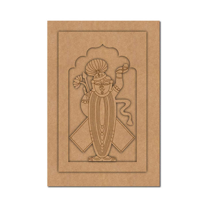 Shrinath Ji Jharokha Pre Marked MDF Design 1