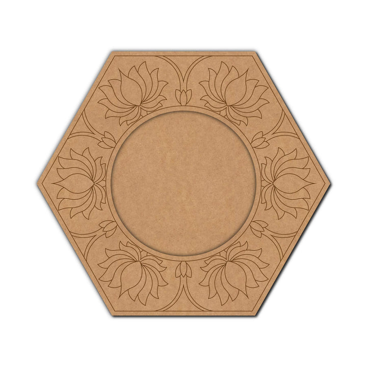 Lotus Diya Tealight Holder MDF