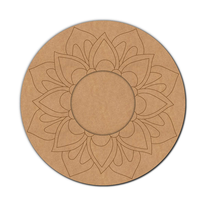 Mandala Pre-Marked MDF Diya Tealight Holder