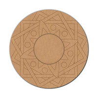 Mandala Pre-Marked MDF Diya Tealight Holder