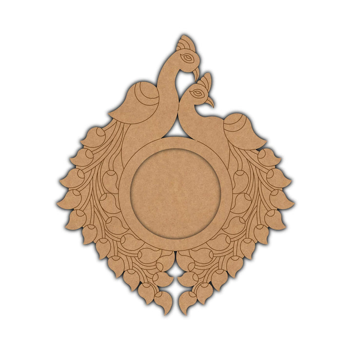 Peacock Pre-Marked MDF Diya Tealight Holder