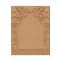 Kalamkari Peacock Jharokha Pre Marked MDF Design 1