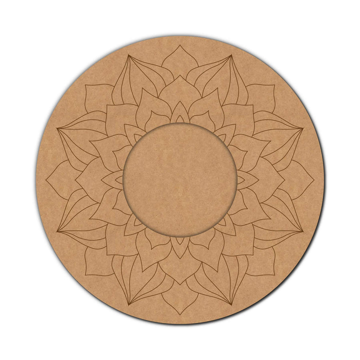 Mandala Pre-Marked MDF Diya Tealight Holder