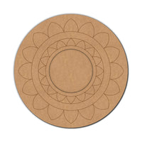Mandala Pre-Marked MDF Diya Tealight Holder