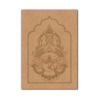 Durga Maa Jharokha Pre Marked MDF Design 2