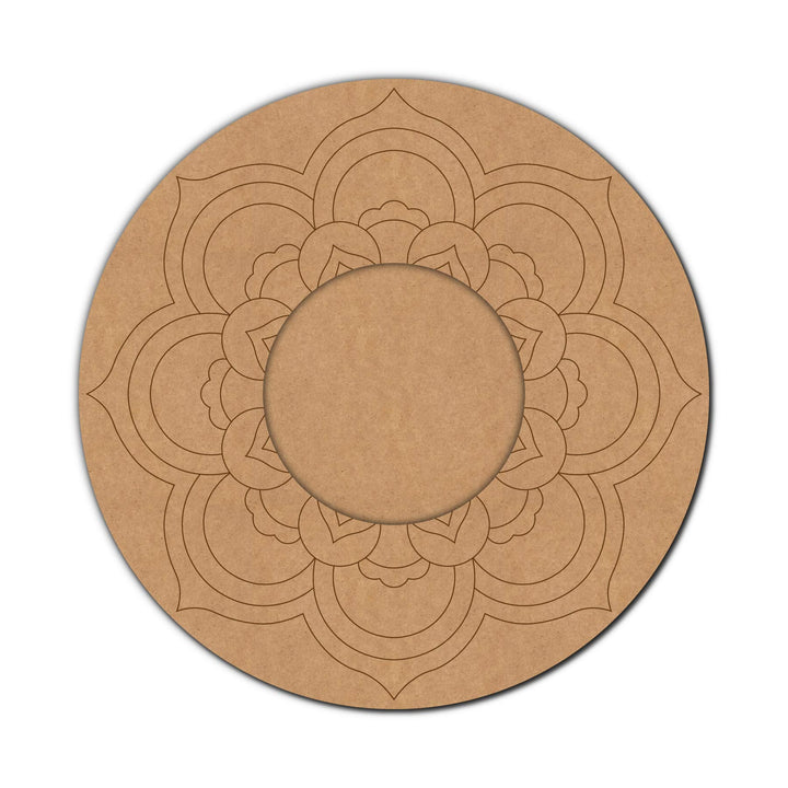 Mandala Pre-Marked MDF Diya Tealight Holder