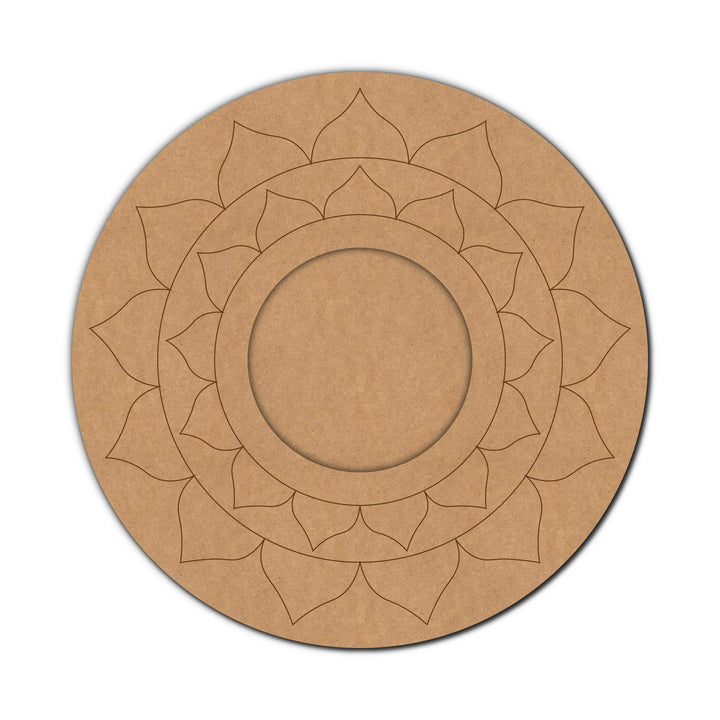 Mandala Pre-Marked MDF Diya Tealight Holder