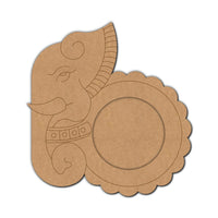 Ganesha Pre-Marked MDF Diya Tealight Holder