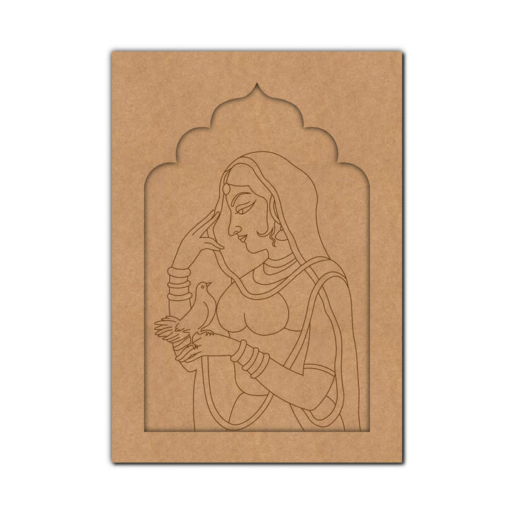 Maharani Bani Thani Jharokha Pre Marked MDF Design 3