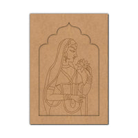 Maharani Bani Thani Jharokha Pre Marked MDF Design 2